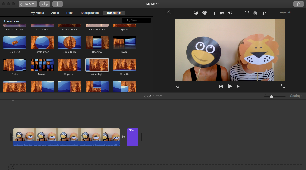 how to edit portrait video in imovie